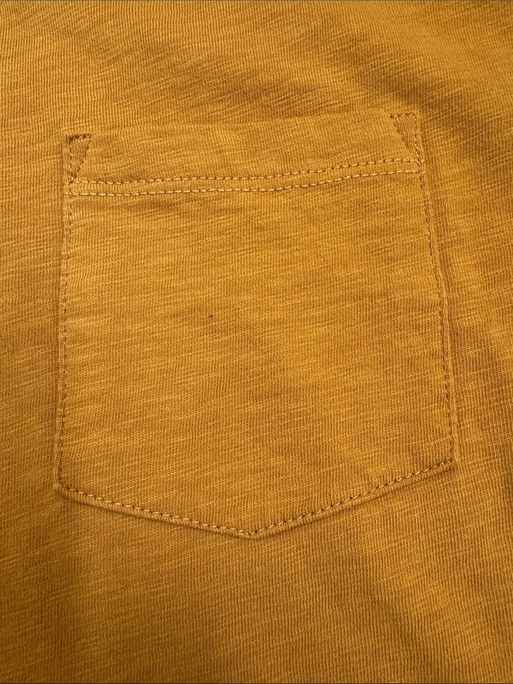 GAP Mustard Short Sleeve Pocket Tee - Boys